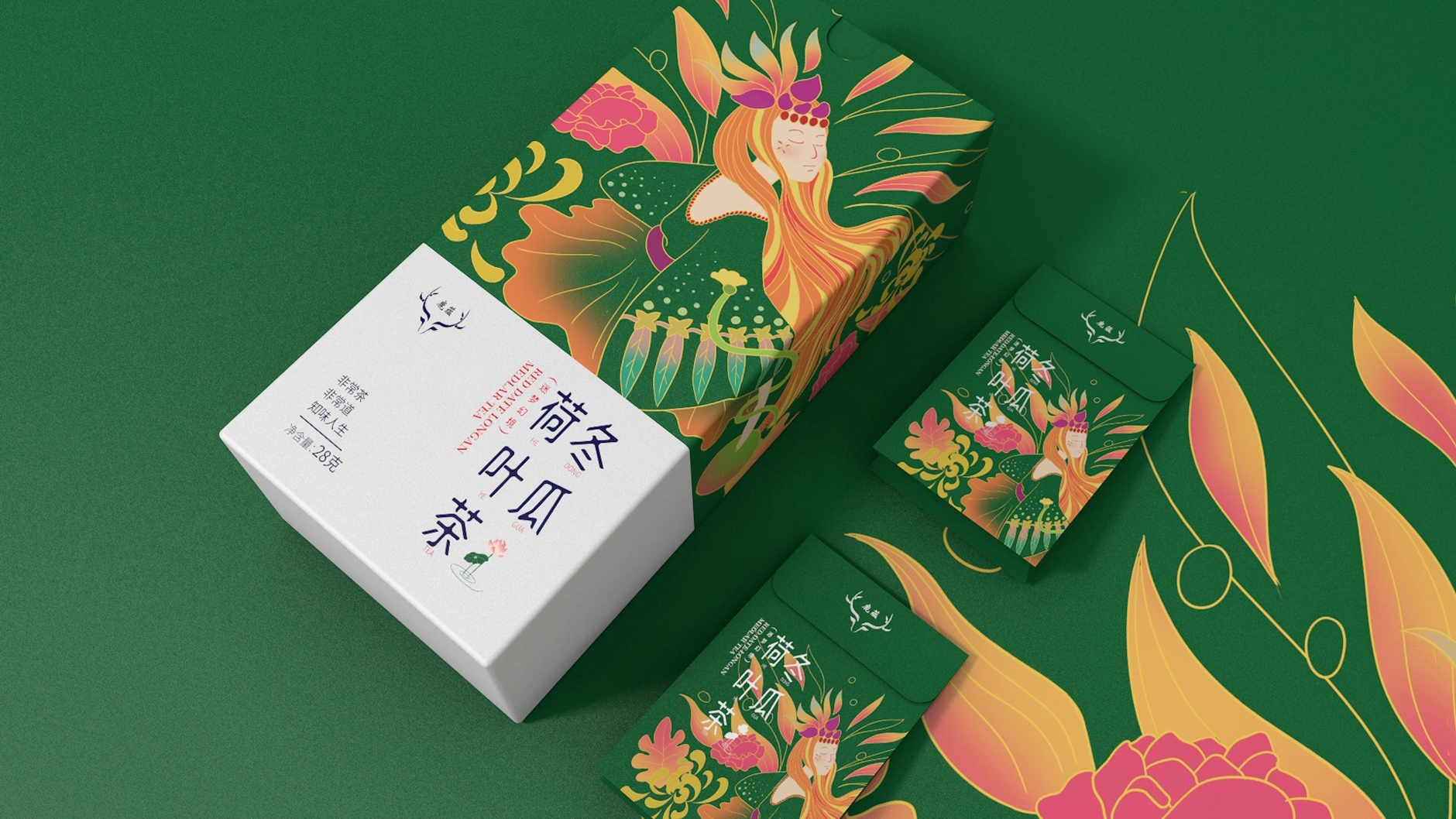 花茶包裝設計的圖案能使商品（pǐn）更（gèng）加（jiā）形象化