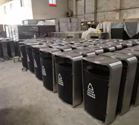 不鏽鋼垃圾桶案例