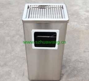 不（bú）鏽鋼垃圾桶E023