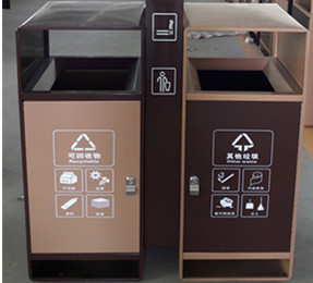 不鏽（xiù）鋼垃圾桶E053