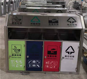 不鏽（xiù）鋼垃圾桶E059