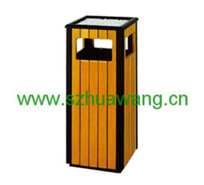 鋼木垃圾桶（tǒng）D013