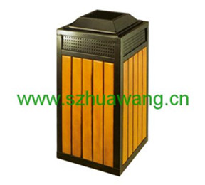 鋼木垃圾（jī）桶D016