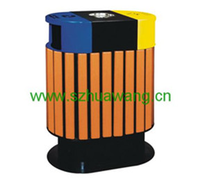 鋼（gāng）木垃圾桶D026