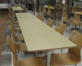 不鏽鋼餐桌椅HW-K019